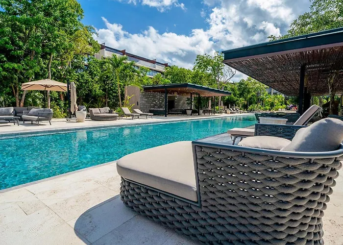 Anahuac - Luxury Condo 3 Bedroom residence in Playacar 2 - At AWA Residences Сasa de vacaciones Playa del Carmen
